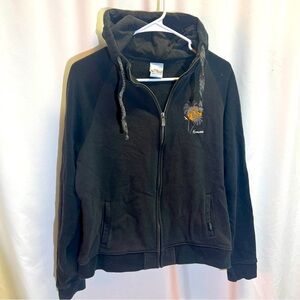 Crazy Shirts Zip Up Hoodie Embroidered Palm Trees and Hawaii Logo